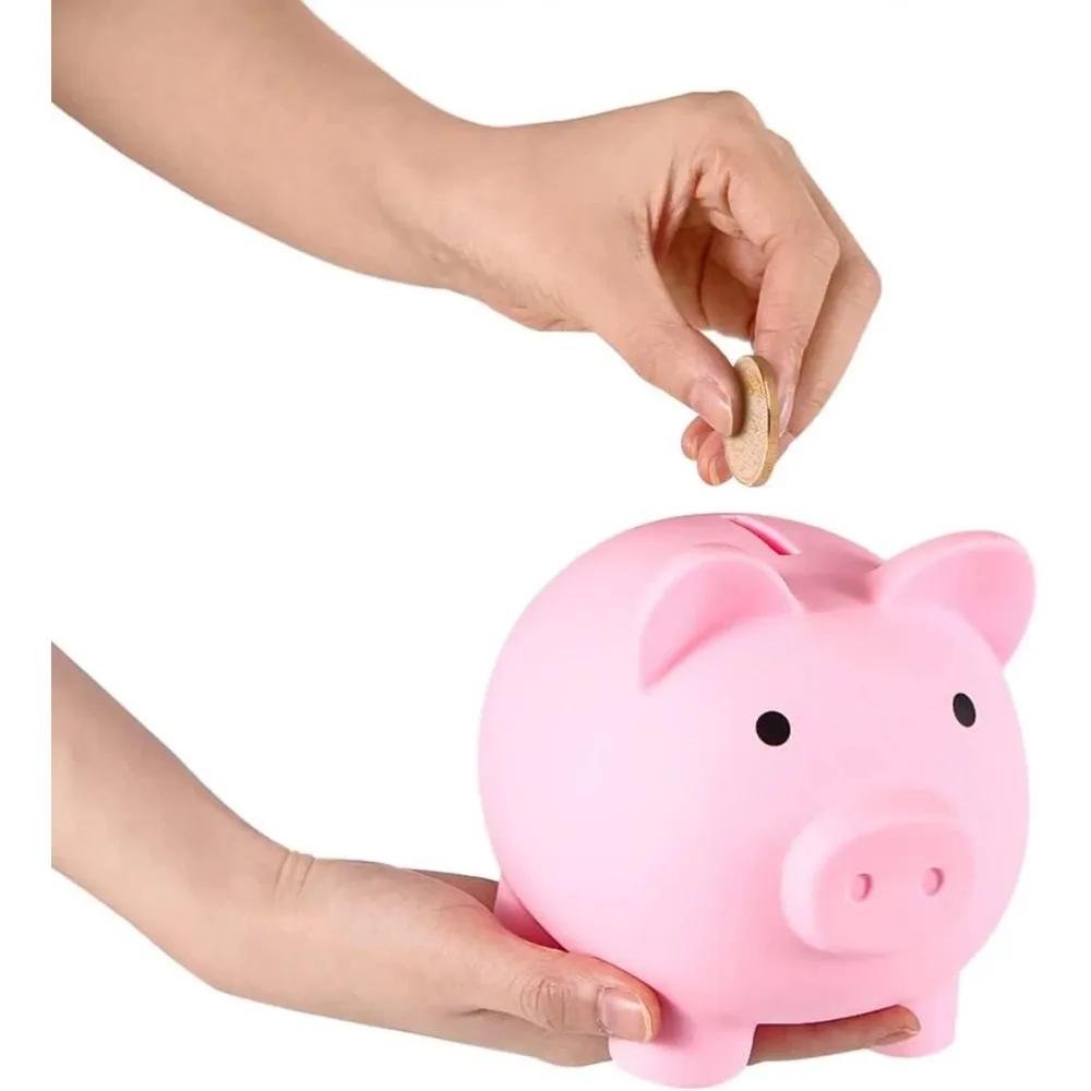 Pig Shaped Piggy Bank - Beautiful Piggy Bank - Souvenir Decoration: The Best Gift for Family and Friends In Pink