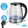Electric Kettle With Temperature Control Led Keep Warm 1.8L 2200W Boily2000-Sl