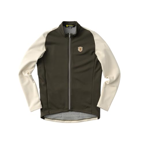 Kapelmuur Cycling Jacket [5-15°C] CORDURA Fleece Jacket 2, Brown, Size L