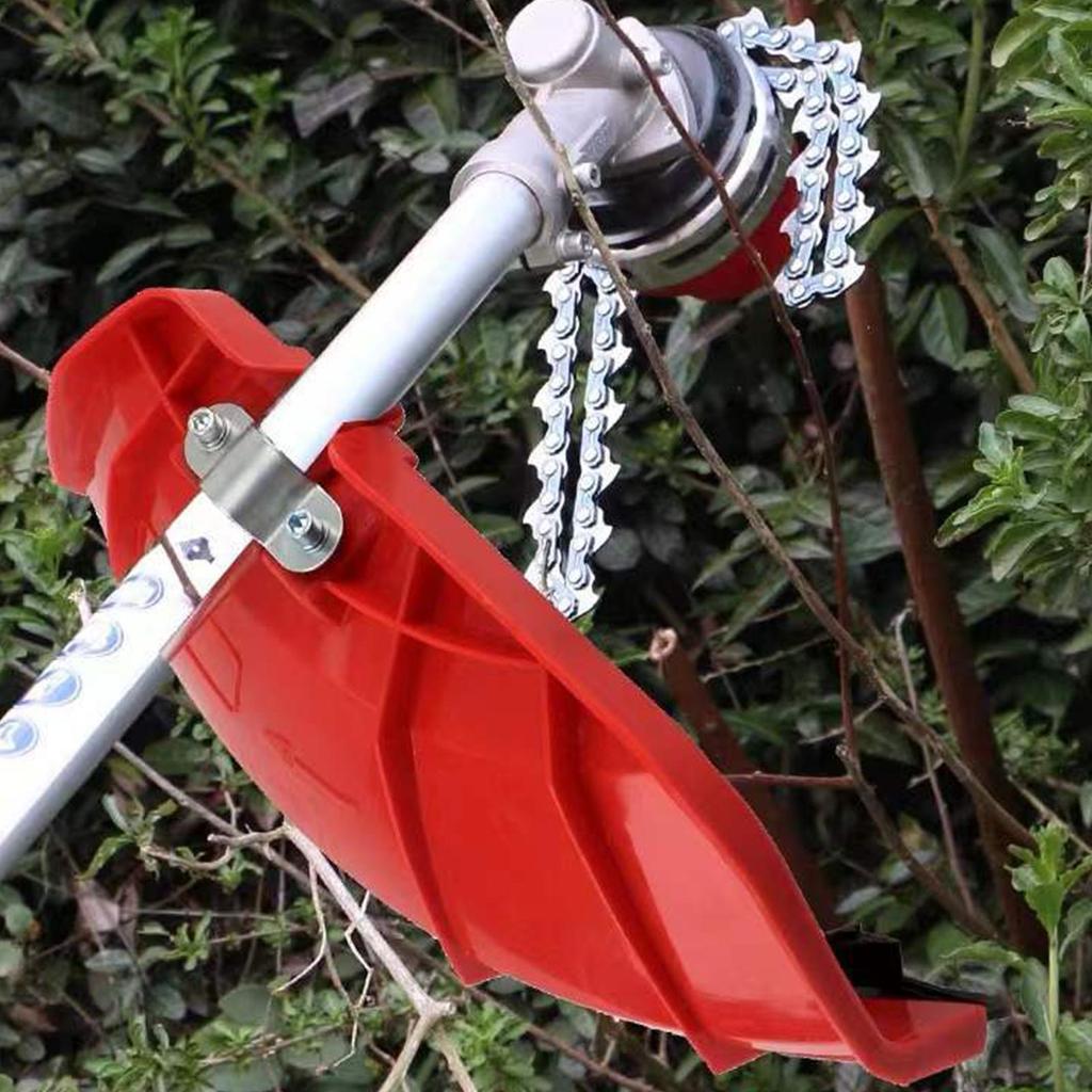 Freischneider Schutzblock Kunststoff Unkrautvernichter Maschine Abdeckung Rasentrimmer Schild Gartenwerkzeuge Rasentrimmer Schutzabdeckung S/L Größe