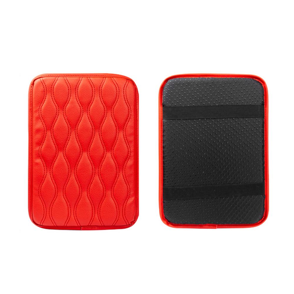 

Центральный подлокотник автомобиля кожаная накладка из искусственной кожи с защитой от царапин универсальный водонепроницаемый чехол для коробки устойчивая подушка центральная консоль нескользящая