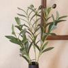 With Olive Fruit Artificial Olive Branch Handmade Fake Olive Tree Branches  Outdoor Indoor