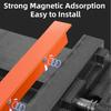 2Pcs 4/5/6 Inch Magnetic Soft Pad Jaw Plain Grooves Soft Nylon Bench Jaw Fixing Protection Pads For Metal Bench Machine Tools