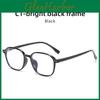 Flat Optical Glasses Frame With Blue Light Blocking For Stylish Office Use