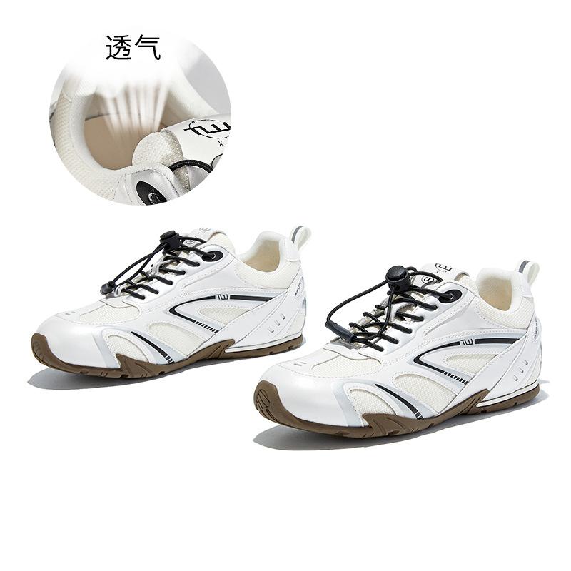 Wula Grass Pigskin Insoles Genuine Leather Women's Retro Running Sports Dad Shoes Casual Women's Shoes