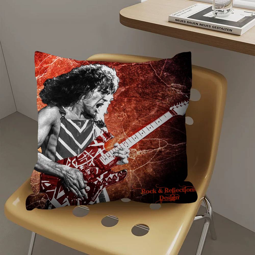 Federe E-Eddie V-Van H-Halen Biancheria da Letto per la Casa Copricuscino Decorativo Matrimonio Federa Super Morbida
