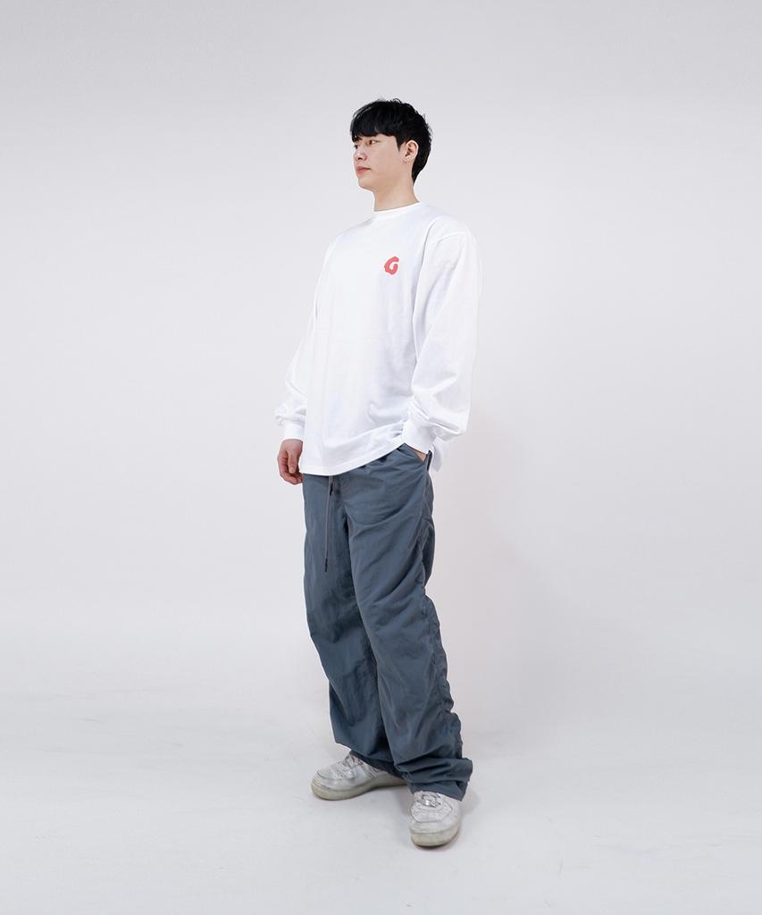 Gupeuopeuseutyudio Gofs Main Logo Long Sleeve - White