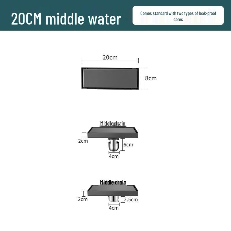 Huinizin Invisible Strip Floor Drain