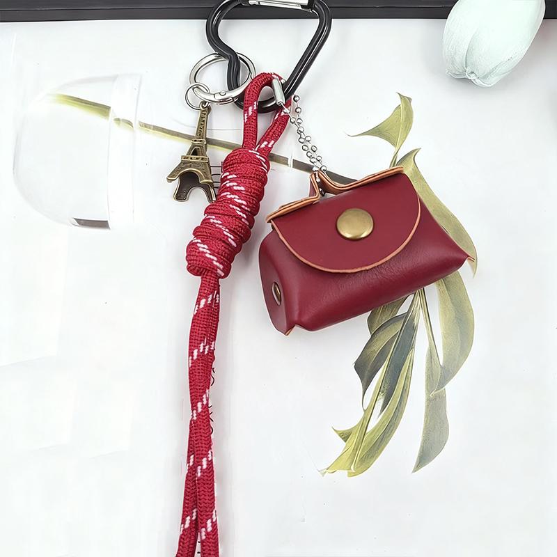 Yogodlns PU Leather Rope Luxury Bag Pendant Exquisite Luxury Cute Bag Hanging Bags Accessories Spare Parts for Bags
