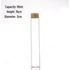 Gold Aluminum Cap 30mm Screw High Transparency Glass Bottle for Reagent, Medicine, Powder, or Agarwood Display