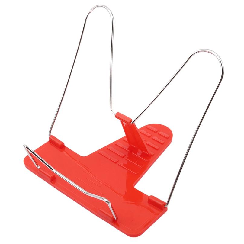 Adjustable Novelty Angle Book Stand Holder Foldable Reading Document Metal Desk