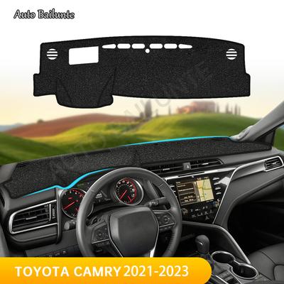 Para Toyota Camry 70 XV70 2022 2023 Capa de painel de carro híbrido Tapete anti-luz Capa anti-UV antiderrapante