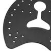 1 Pair Hand Paddles for Swim PP Silicone Adjustable Hand Fin Flipper Flat Paddle Swimming Training Aid for Men Women Children Black S