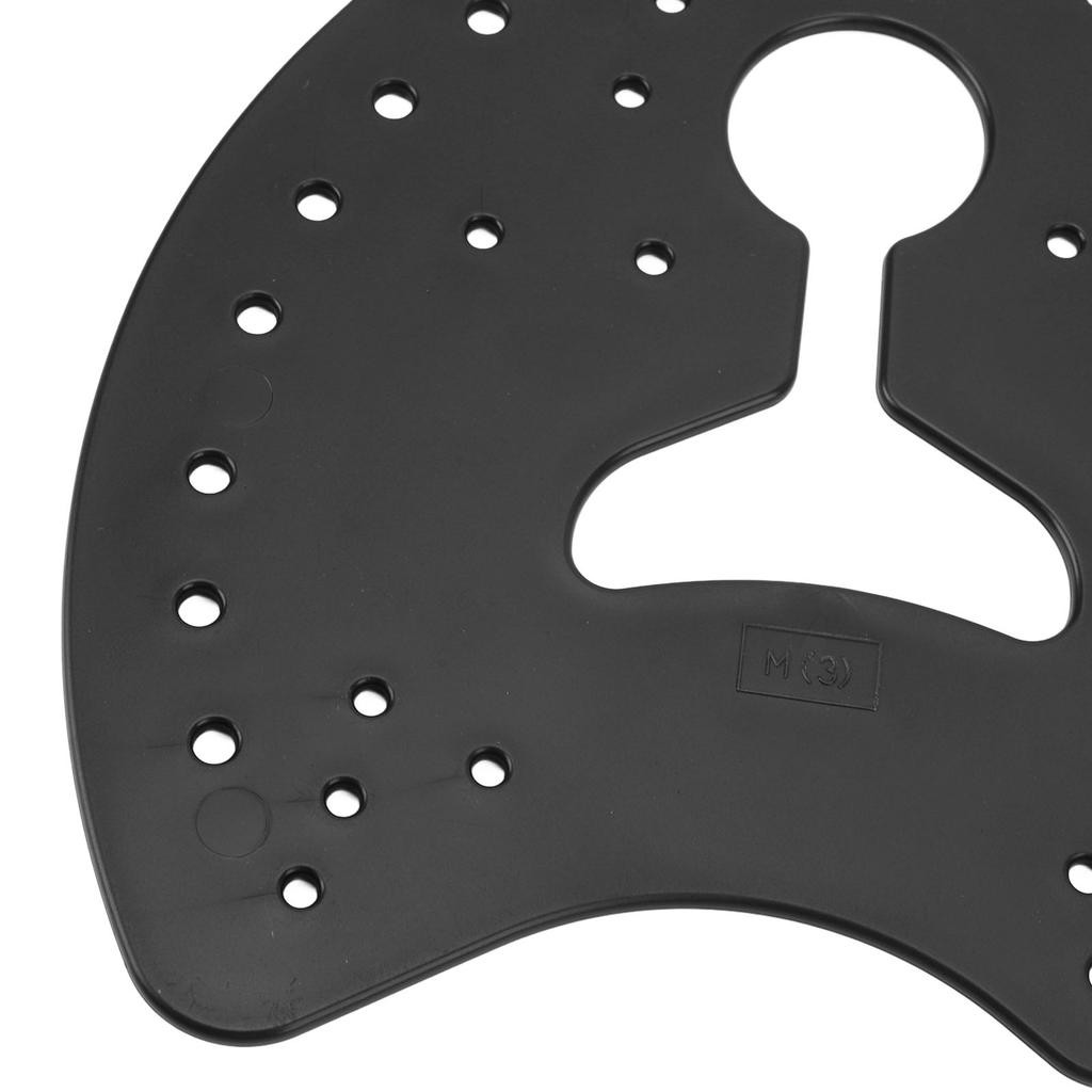 1 Pair Hand Paddles for Swim PP Silicone Adjustable Hand Fin Flipper Flat Paddle Swimming Training Aid for Men Women Children Black S