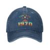 Punk Cotton Vintage  Cool Birthday Gift Idea Baseball Cap for Unisex Women Breathable Dad Hat Outdoor