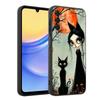 Black Cat Witch Aesthetics Soft Phone Case for Samsung A17 A37 A57 A16 A26 A36 A56 A15 A25 A35 A55 A14 A24 A34 A54 A13 A23 A33 A