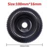 Grinder Wheel Disc 4 Inch Wood Shaping Wheel Wood Grinding Shaping Disk for Angle Grinders with 5/8" Arbor