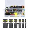 Glvaner Waterproof Connector Wiring Connector Coupler Male/Female Connector Terminal 6