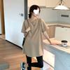 New Summer Round Neck Loose Plus Size Petite Maternity T-shirt