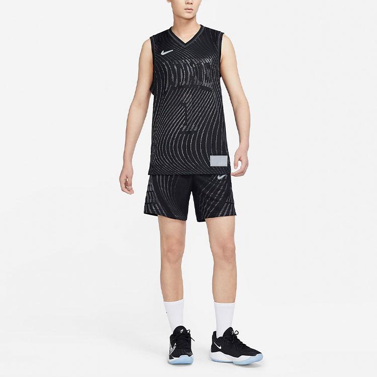 Nike Camiseta sin Mangas de Baloncesto para Hombre Dri-Fit Adv Innovation Alfabética Numérica Deportiva Cómoda Transpirable de Secado Rápido Tops Negro DH7135-060