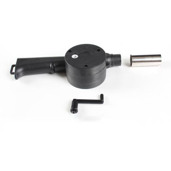 El Kranklı Körük Hafif Kömür Başlatıcı Fan Plastik Manuel Izgara Fanı Kamp Şömineleri Izgaralar Mangallar Açık Hava Pişirme Aleti İçin