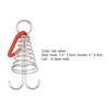 Octopus Deck Peg Spiral Shaped Adjustable Spring Durable Outdoor Camping Octopus Rope Buckle