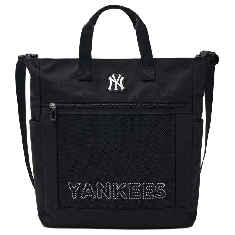 New MLB Nylon Shoulder Bag, Crossbody Bag, Handbag Regular Unisex Black 7ACRB074N-50BKS