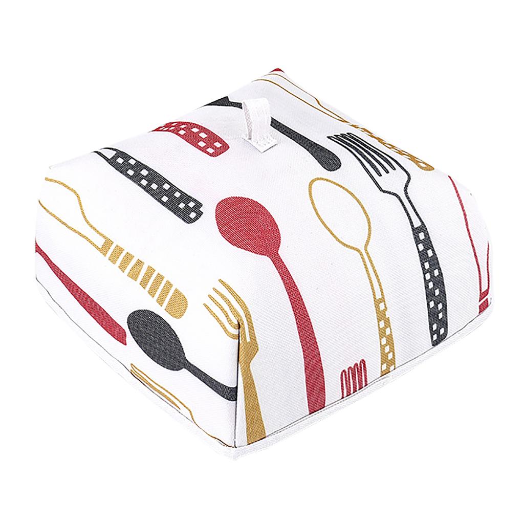 Hot Food Insulation Cover Foldable Square Dustproof Aluminum Foil Insulation Food Cover Tent Red