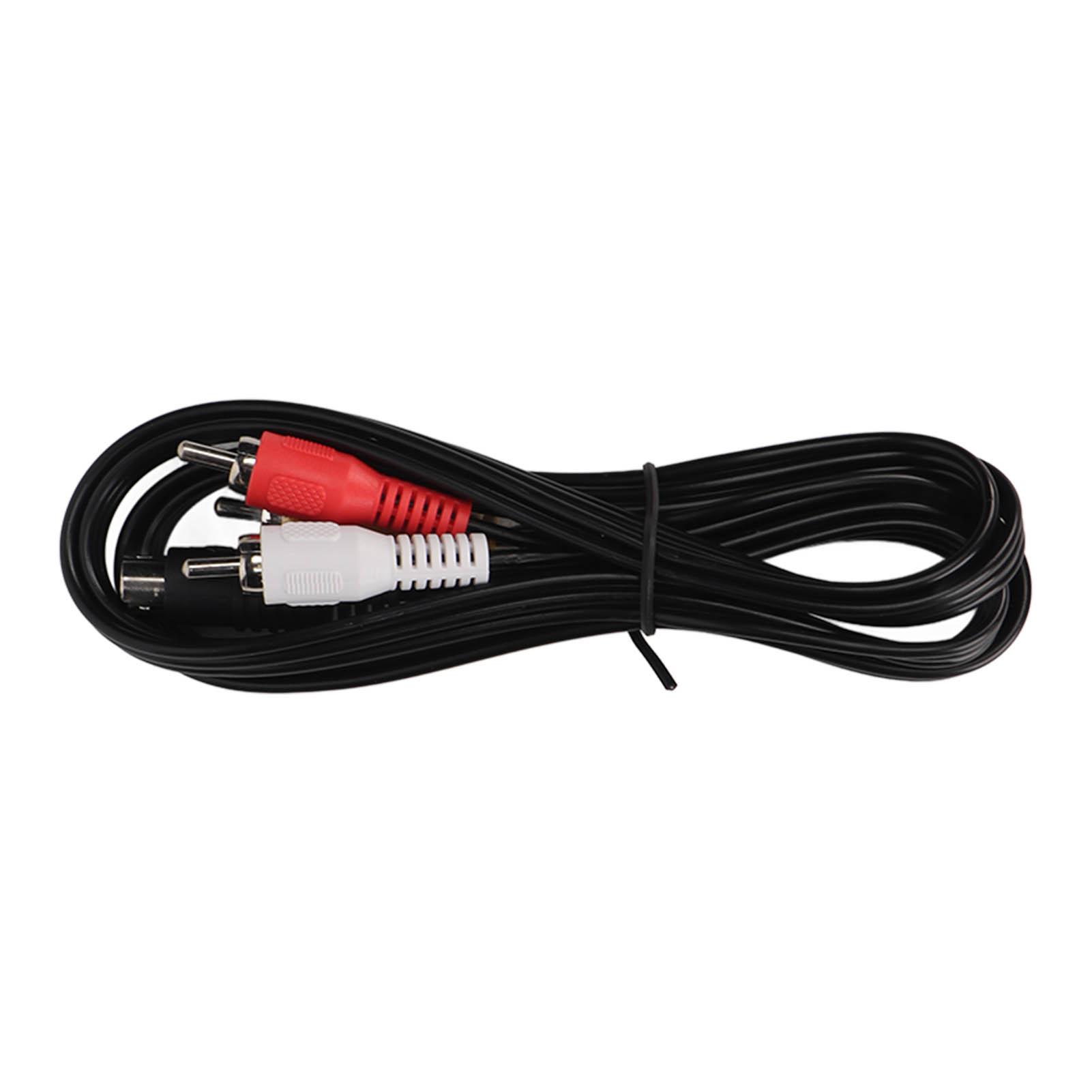 

Кабель MINI DIN 4PIN на 3RCA Профессиональный 4-контактный кабель Mini Din S-Video на 3 RCA для DVD, ТВ, HDTV, видеомагнитофона