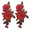 Auffällige übergroße Blumenapplikation für Kleidung Hut Nähen Aufnäher DIY Schal Hochzeitskleid Dekorationen Accessoires