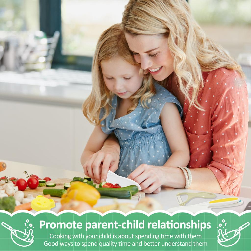Kids Kitchen Knife Set Montessori Kitchen Tools Cooking Set for DIY Plastic Kitchen Accessories Tools Toddlers Kids Safe Knives