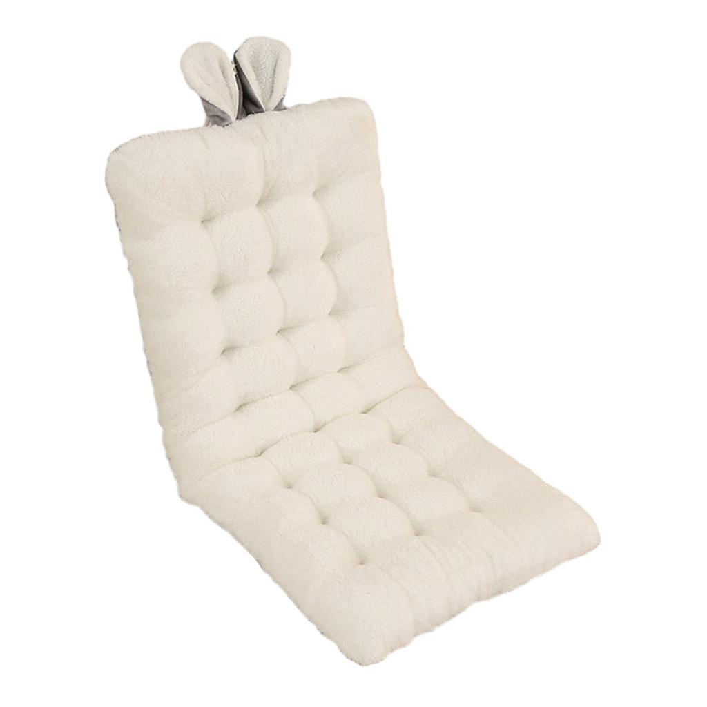 Office Chair Cushion with Fixing Band Cute Soft Chair Seat Pad Back Cushion with Ties for Dorm Bedroom Living Room Apartment Car