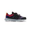 Li Ning Comfortable Mesh Non-Slip Shock Absorbing Wear-Resistant Low-Top Running Shoes Kids sneakers Black Blue YKFS070-3