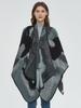 Women Scarf Layers Poncho Elegant Lady Print Wrap Shawl Casual Scarve Capa Para Mujer Pashmina Party Prom Cloak Winter New