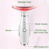 Neck and Face Vibrating Light Therapy Beauty Massager