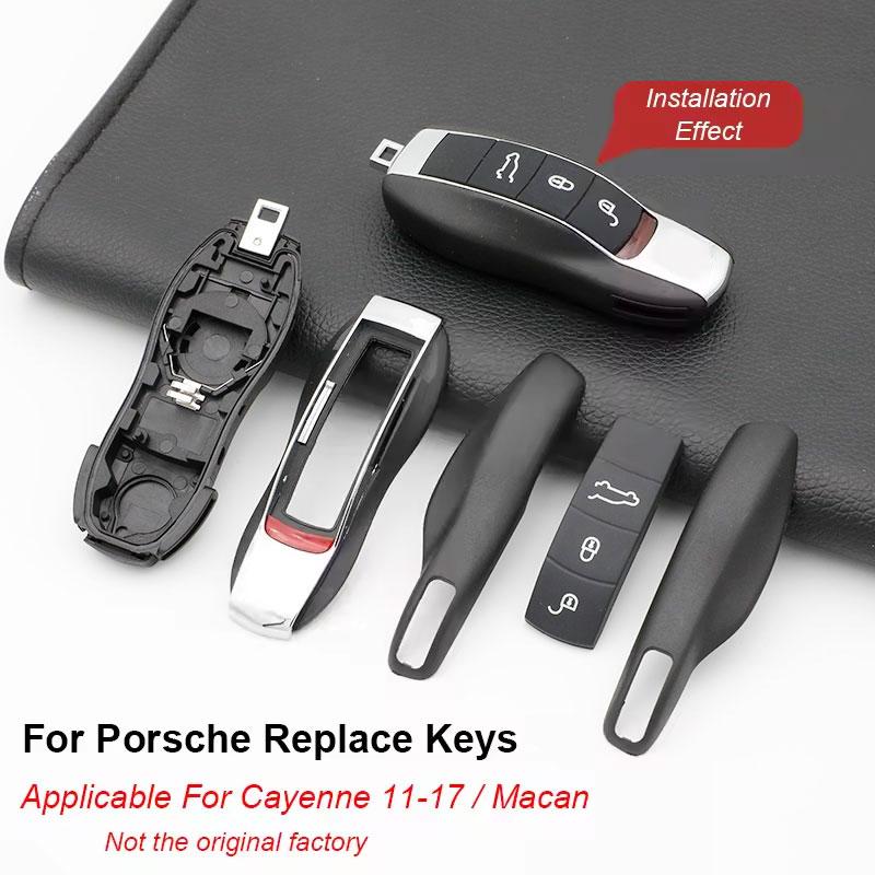 Für Porsche Cayenne Macan Panamera 718 Boxster 911 Auto Schlüsselhülle Gehäuse Fernbedienung Modifikation Ersatzeil Stellvertreter Fabrik