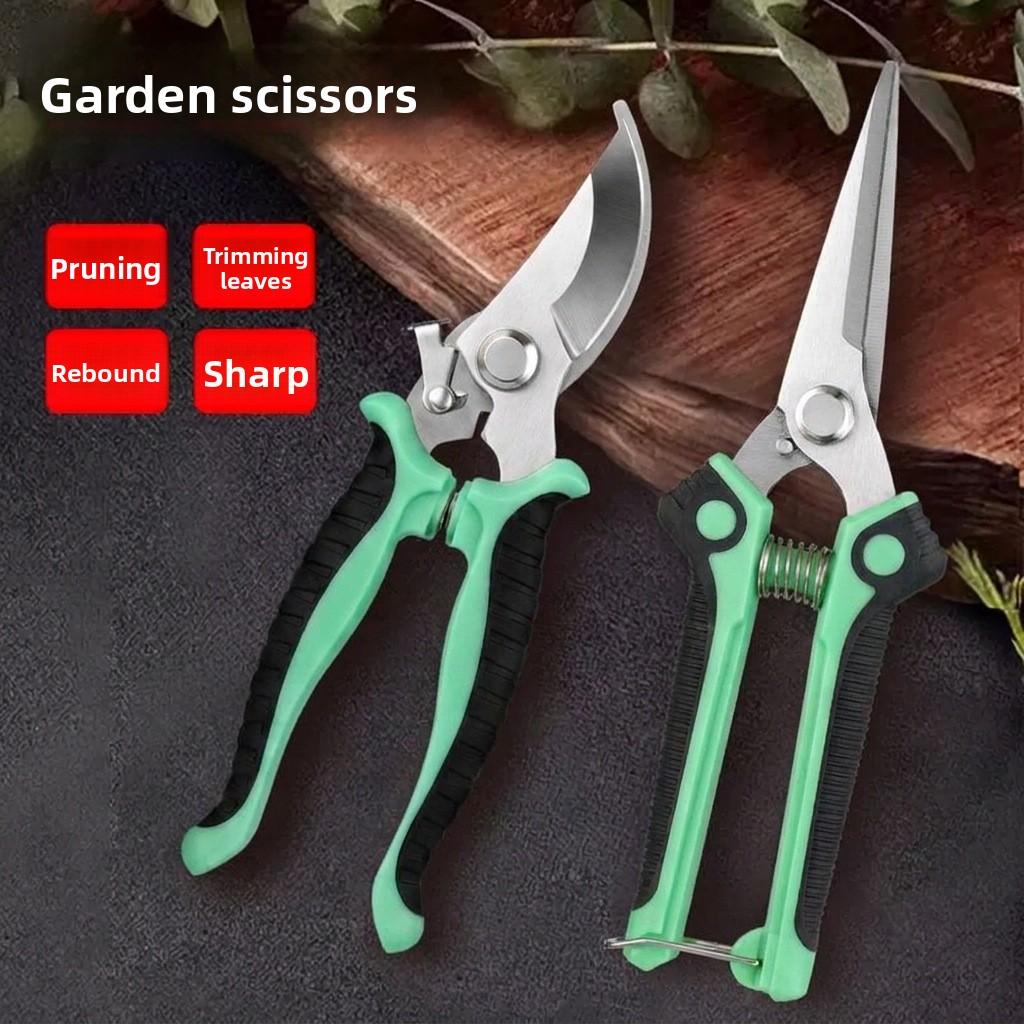 Stainless Steel Pruning Shears Set, Orchard & Floral Fruit Picking Clippers, Household Garden Branch Cutting Tool Kit
