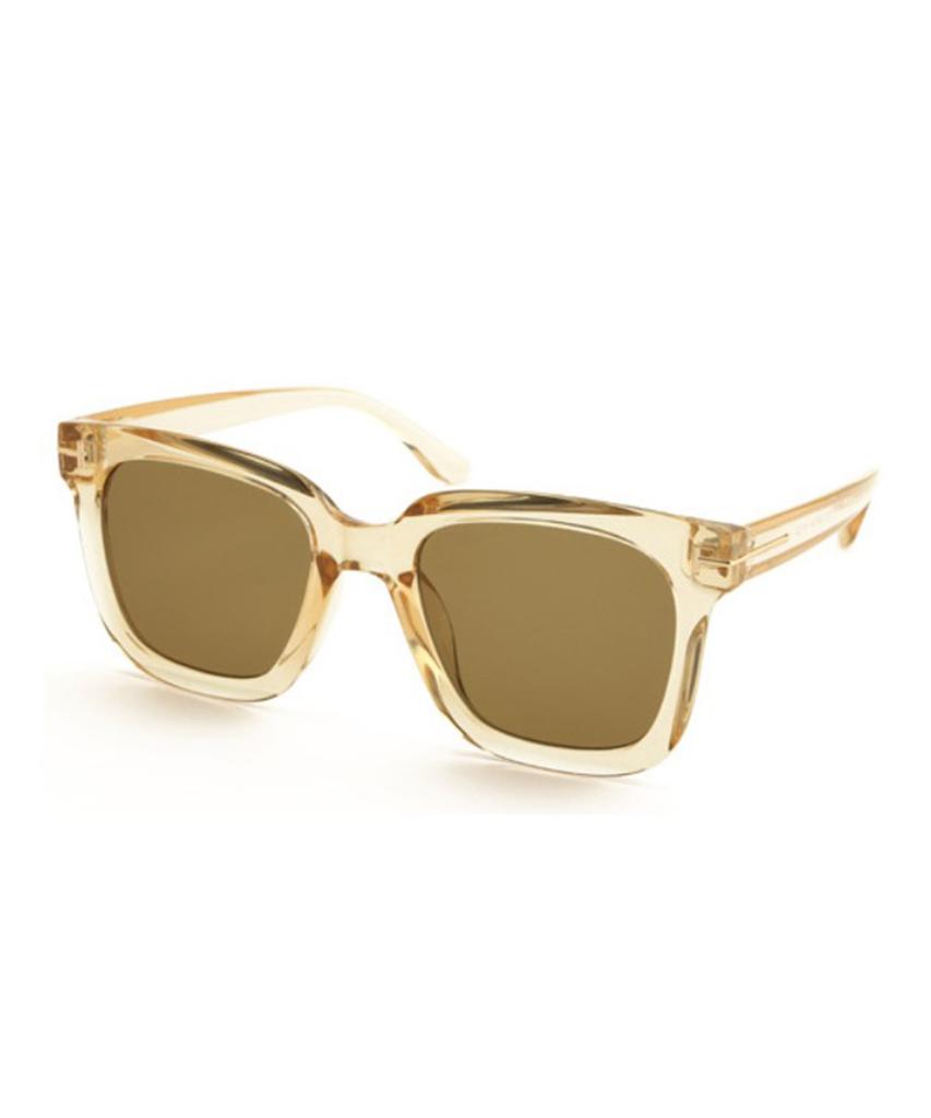 MAISON MASTER Tt Sunglasses Crystal Yellow-Brown