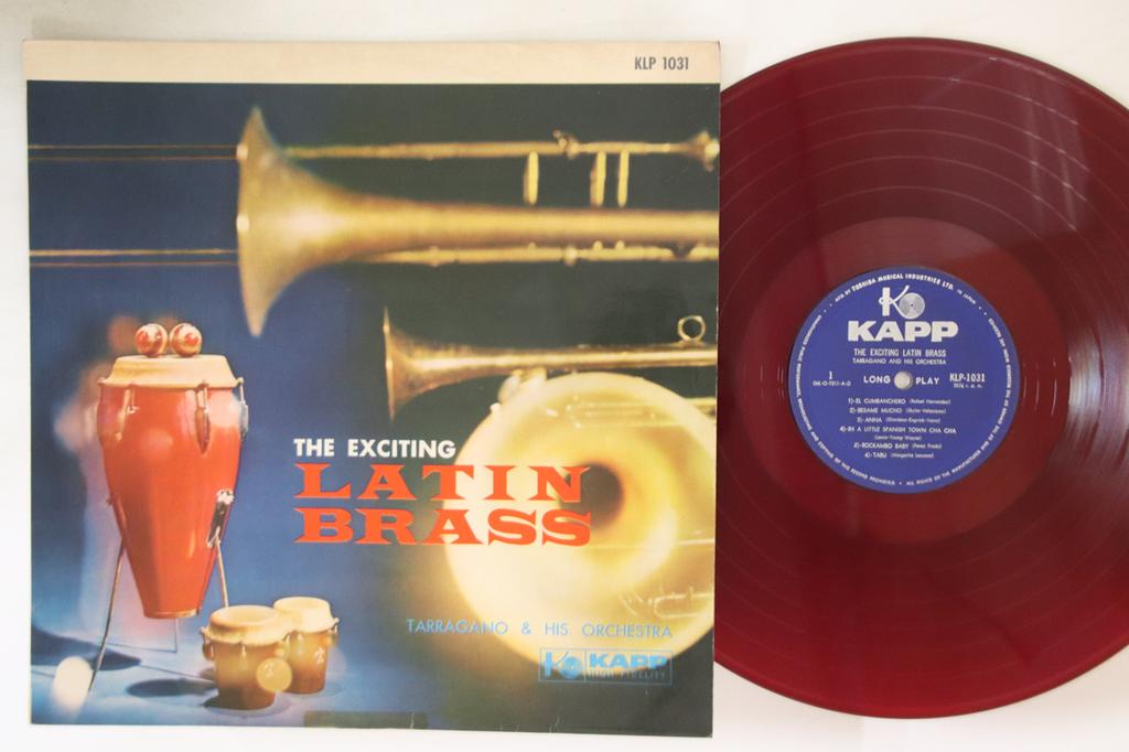 LP Record TARRADANO & HIS ORCHESTRA - Exciting Latin Brass KLP1031 KAPP Japan Latin Used