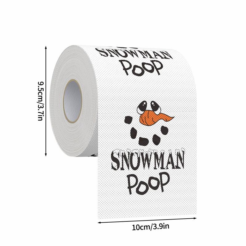 1/5Rolls Christmas Toilet Paper Santa Claus Elk Holiday Designs Toilet Paper Christmas Decoration Xmas New Year Supplies Navidad