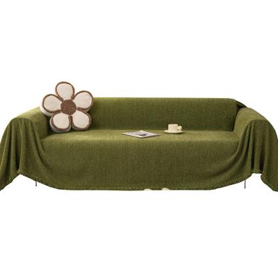 Chenille Sofa Cover Cloth, Four-season Universal Fabric Cushion Cover, Full Cover, Universal Sofa Towel Blanket