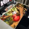 Kawaii Emolga Large Mouse Pad XXL Pc Gamer Cabinet Keyboard Mouse Mat Gaming PPokemon Rubber Mousepad Desk Accessories