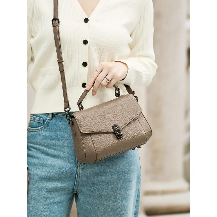 Cowhide bag for women and girls luxury handbags top business bags black new bags