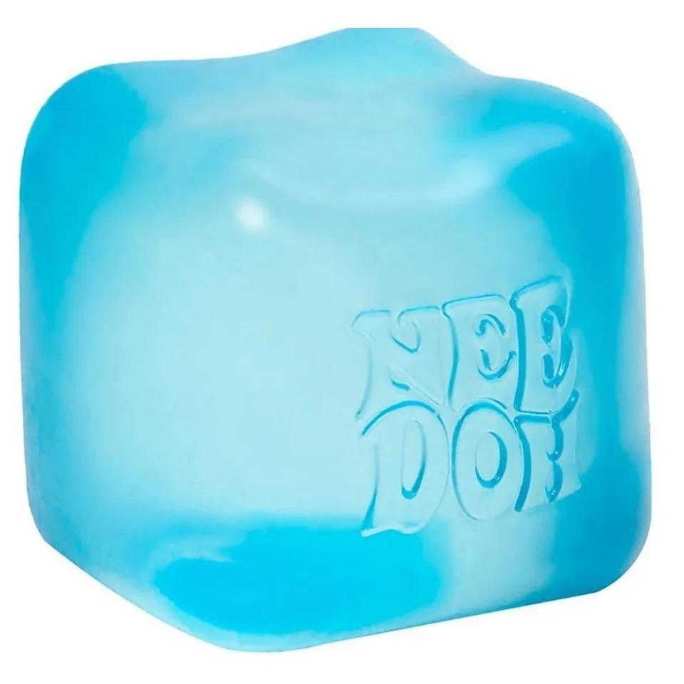 Needoh Nice Cube Fidget Focus Hračka, Senzorická Kostka pro Úlevu od Stresu pro Dospělé a Děti