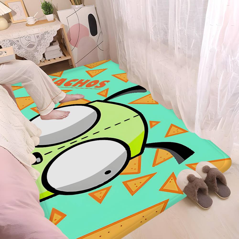 I-Invader Z-Zim Cartoon Floor Mat Nordic Style Home Doormat Bathroom-Toilet Mats Bedroom Hotel Decor Mat