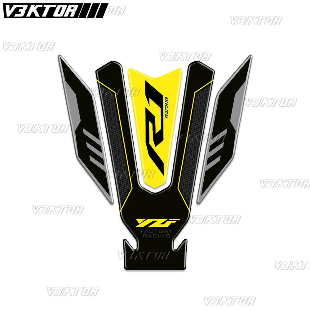 

3D Смола Наклейка на бак мотоцикла Защитная наклейка на топливный бак для R1 R1S R1M YZF R1 YZFR1 2015-2024 2025 2022 2021 2020