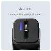 Sanwa Direct Mini Wireless Mouse, Detachable, Bluetooth2.4GHz, Multi-Pairing, 4 Buttons, Rechargeable, DPI Adjustment, Slim Design, 400-MAWB235
