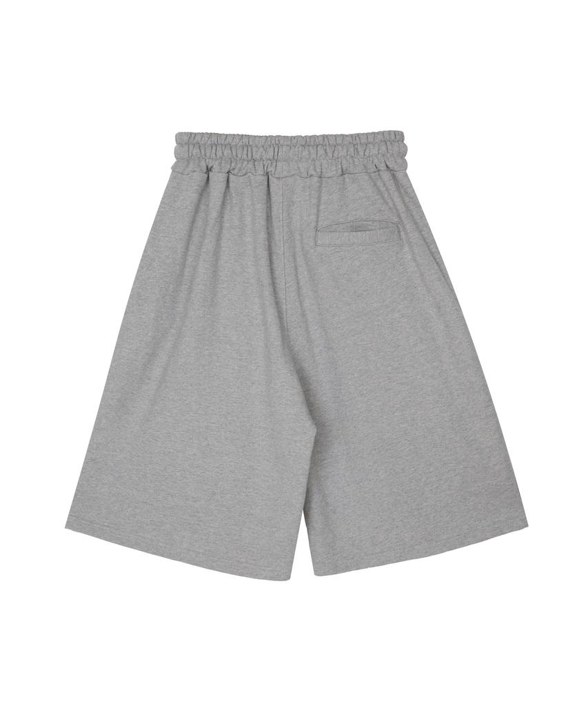 NETHERWORLD Netherworld Bermuda Training Shorts Melange Gray