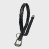 BL026 Chain Weaving Leather Men's & Women's Leather Belt 22mm Black