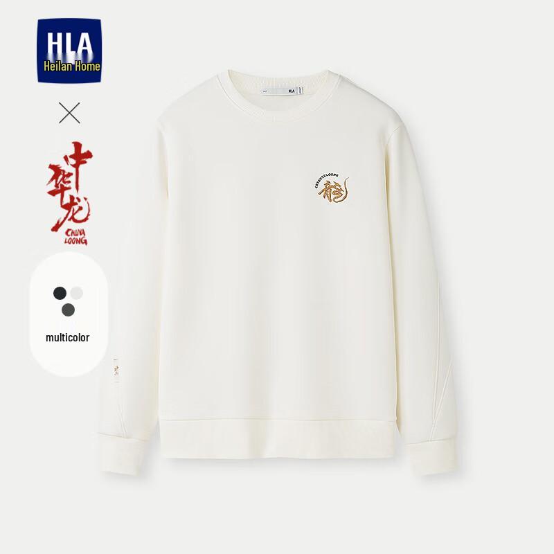 

Мужской свитшот с круглым вырезом и вышивкой китайского дракона HLA